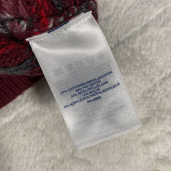 Lands' End Fair Isle Nordic Sweater Ski Wool Blend Pullover Holiday Men's Sz XL - Picture 4 of 8